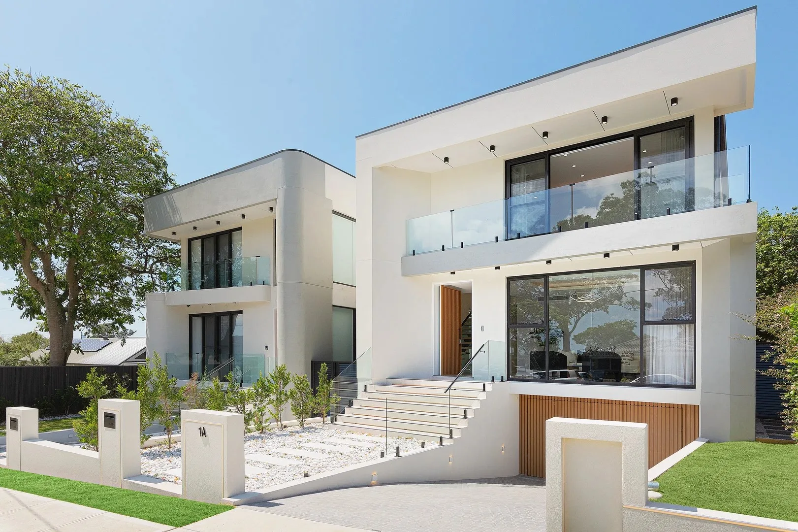 Aluminium windows on a Gladesville home - AGM Windows & Doors