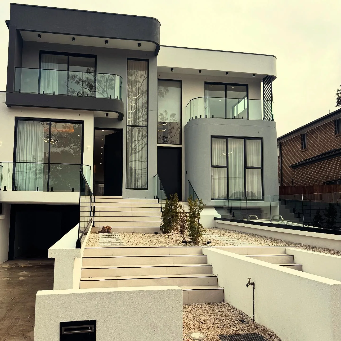 Aluminium windows and doors on a new Narellan home